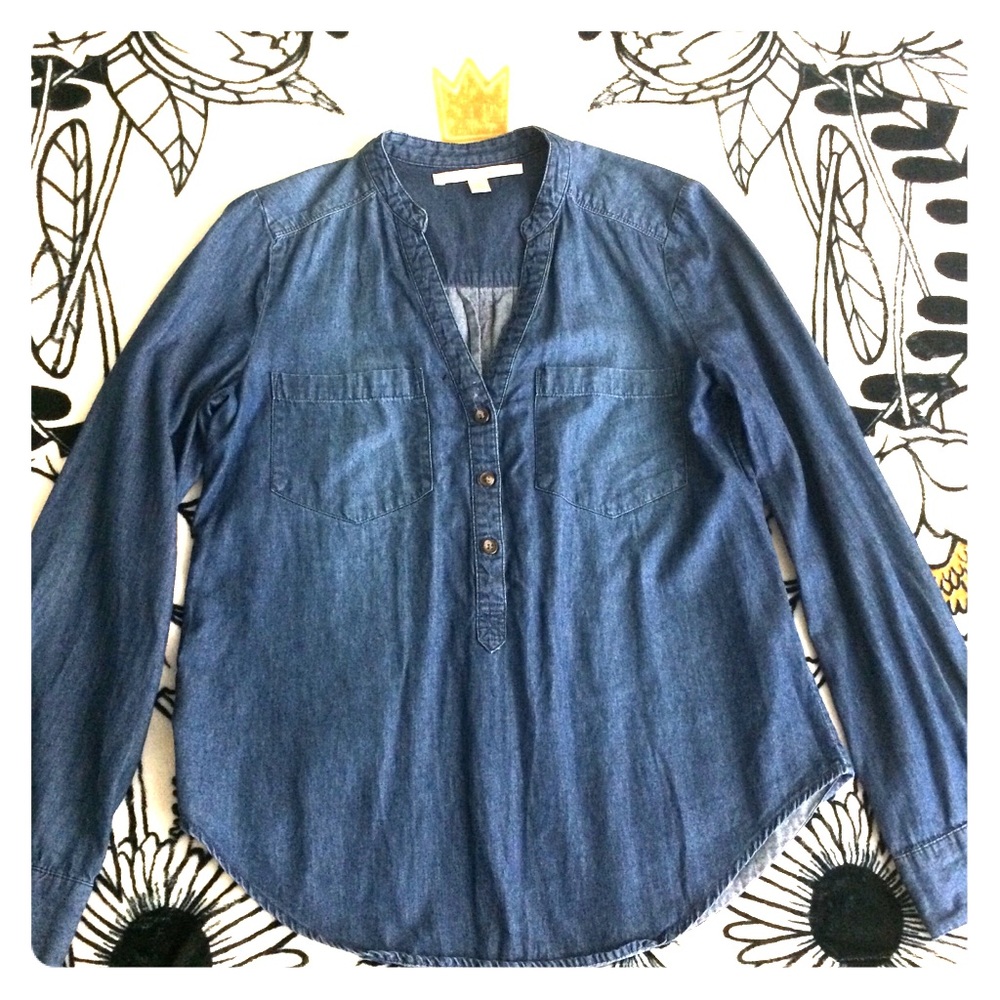 LC Lauren Conrad Denim Shirt